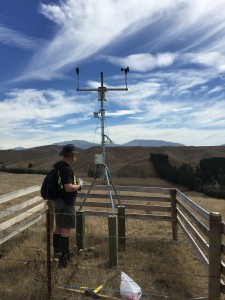 On-site climate station.