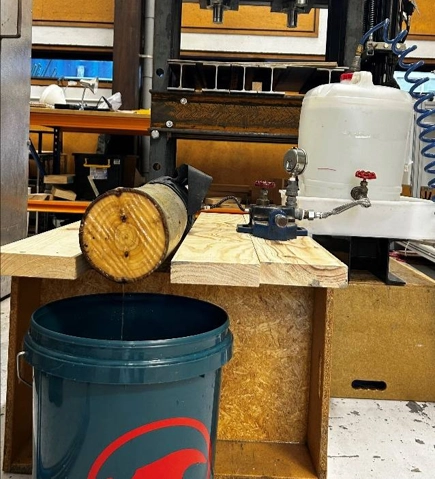 Figure 10: Experimental set-up for replacing the cell sap with different treatments